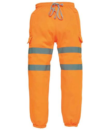 Yoko Hi-Vis Jog Pants - BLK - 3XL